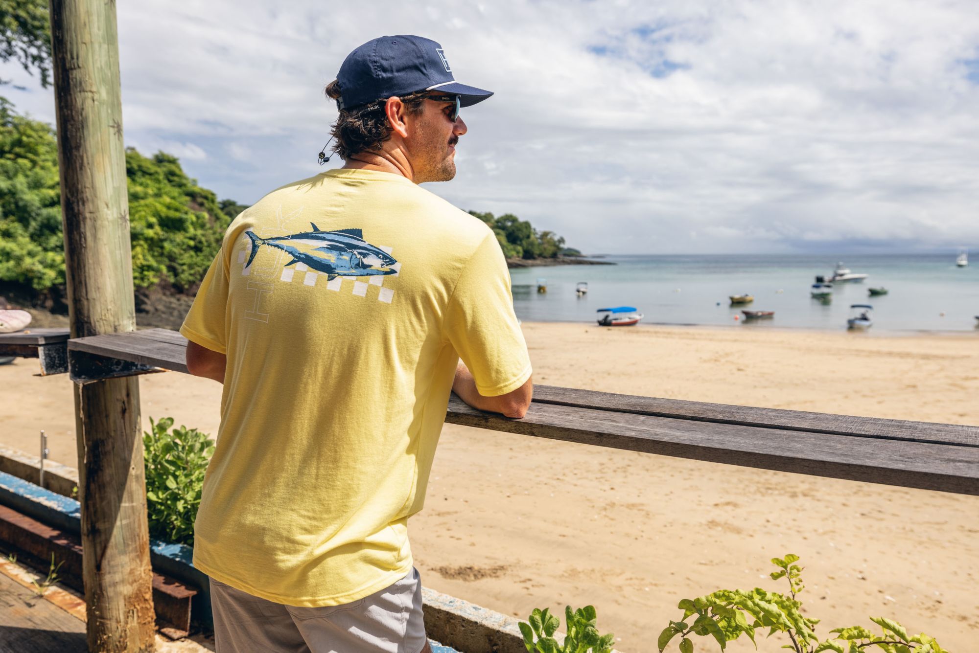 HUK Men's Fish Racer T-Shirt product image