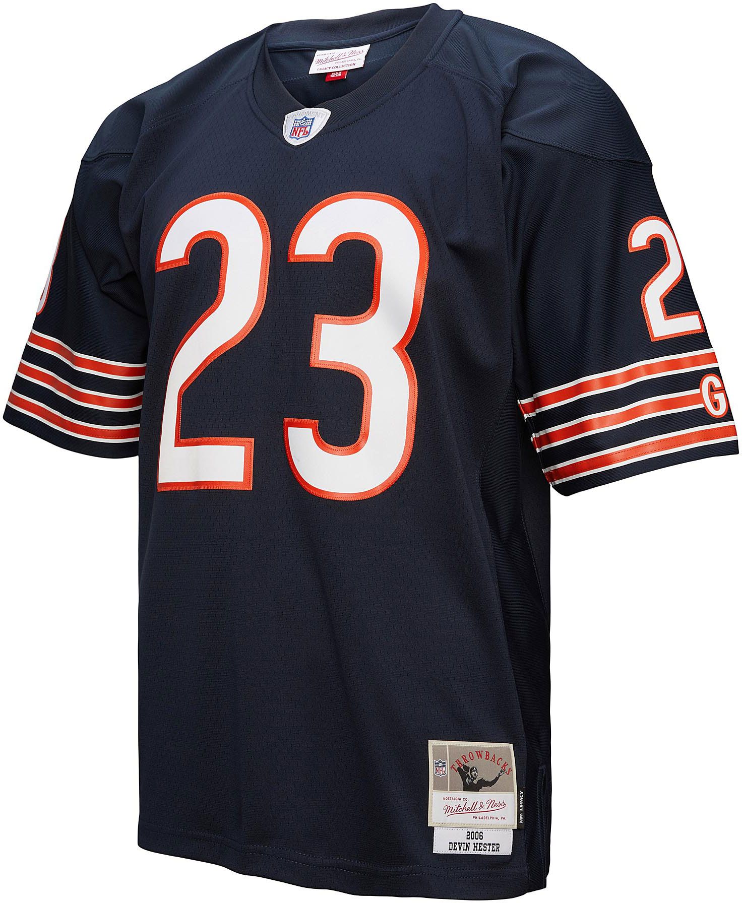 Mitchell & Ness Men's Chicago Bears Devin Hester #23 2006 Navy Throwback Jersey product image