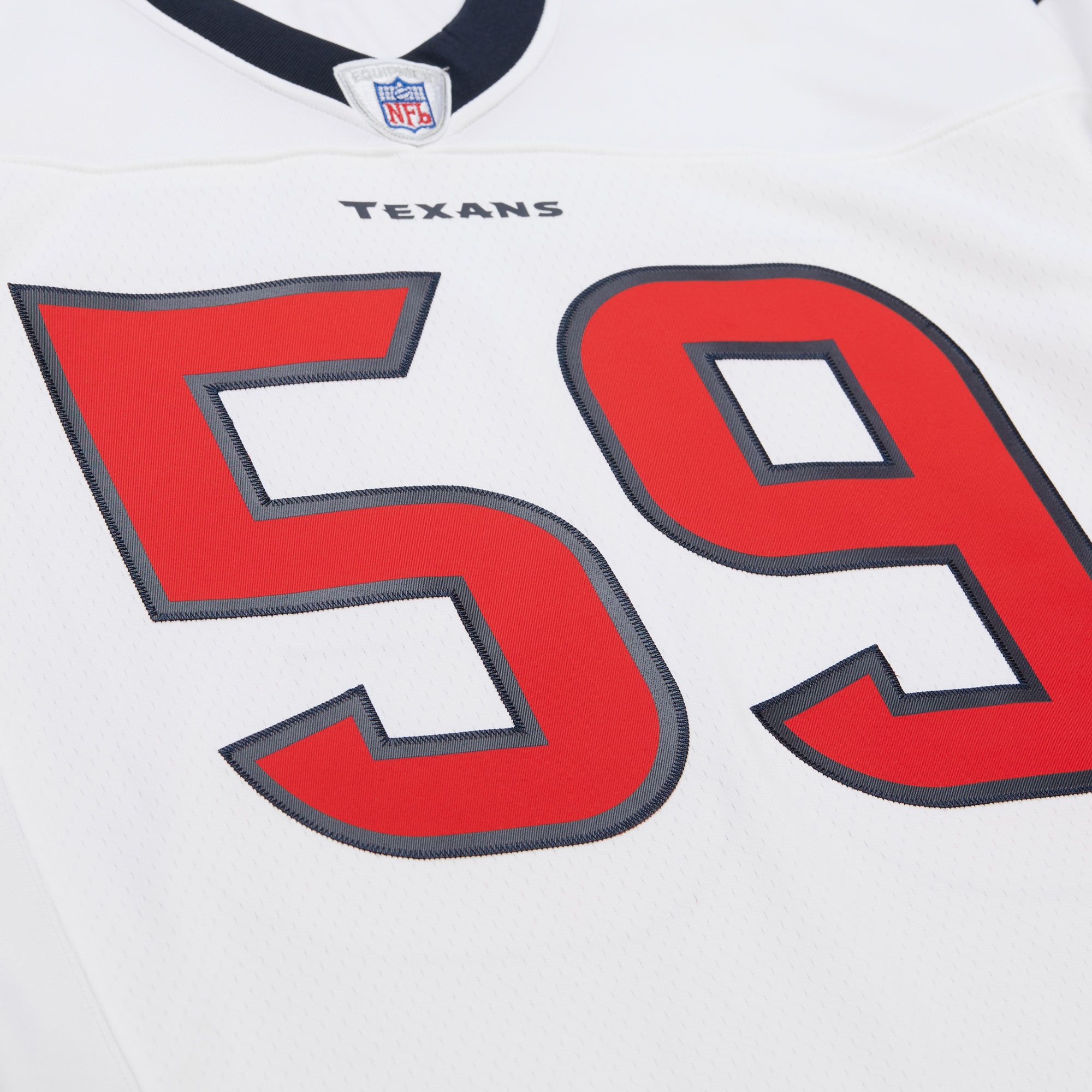 Mitchell & Ness Men's Houston Texans DeMeco Ryans #59 White 2006 Replica Football Jersey product image
