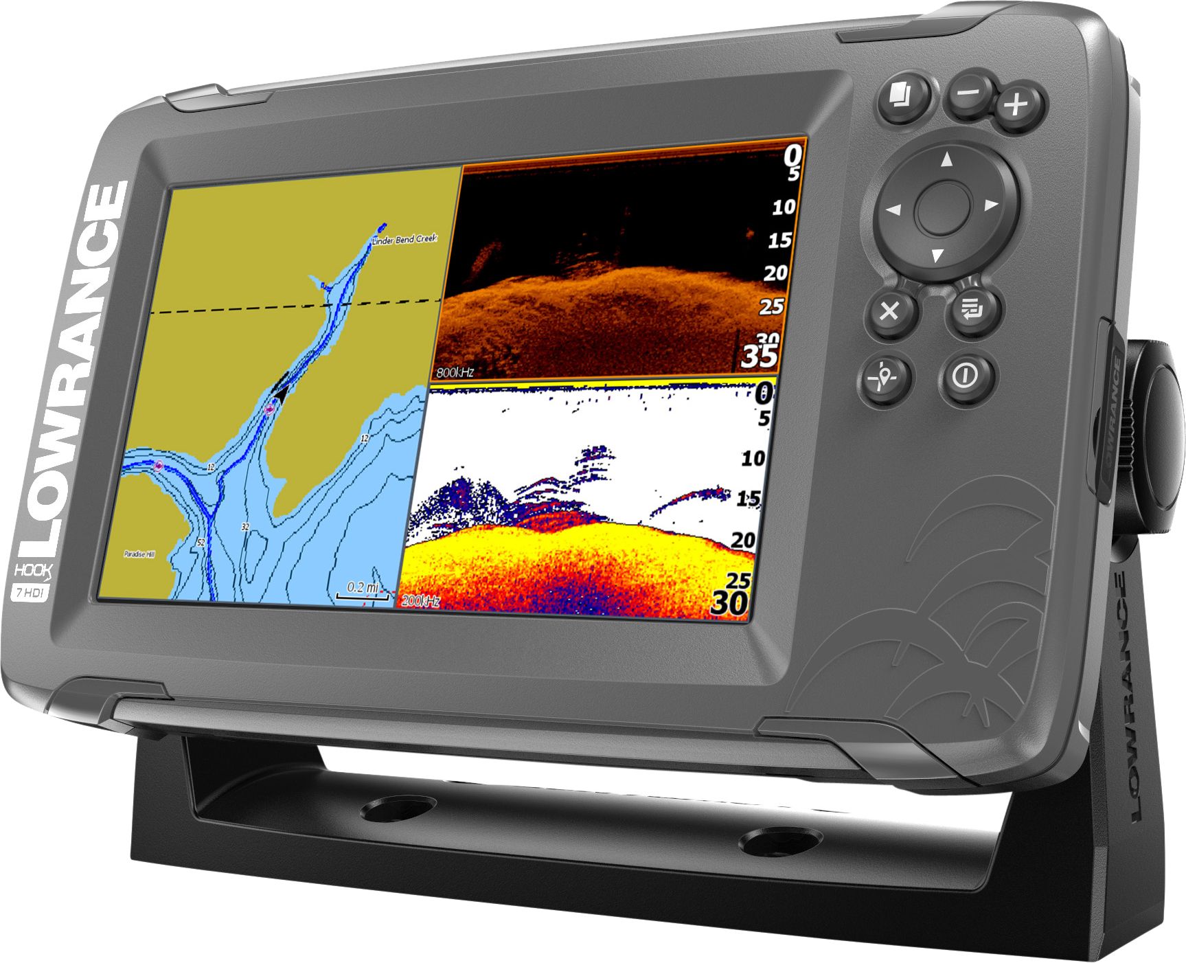 Lowrance HOOK2-7 SplitShot GPS Fish Finder with US Inland Maps product image