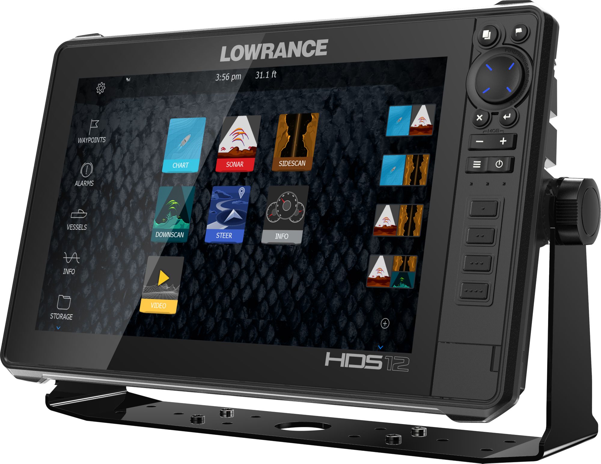 Lowrance HDS-12 LIVE GPS Fish Finder with Active Imaging (000-14428-001)-Floor Model product image