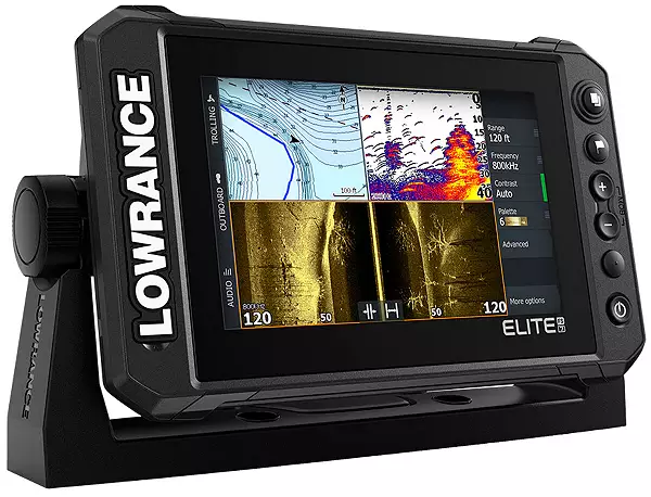 Lowrance Elite FS™ 7 Fish Finder with HDI Transducer-Floor Model