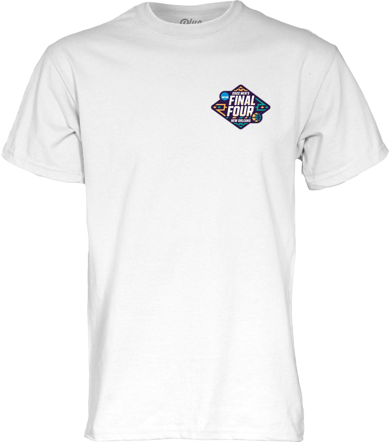 Blue 84 NCAA 2022 Men's Basketball March Madness Final Four Pregame Show White T-Shirt product image
