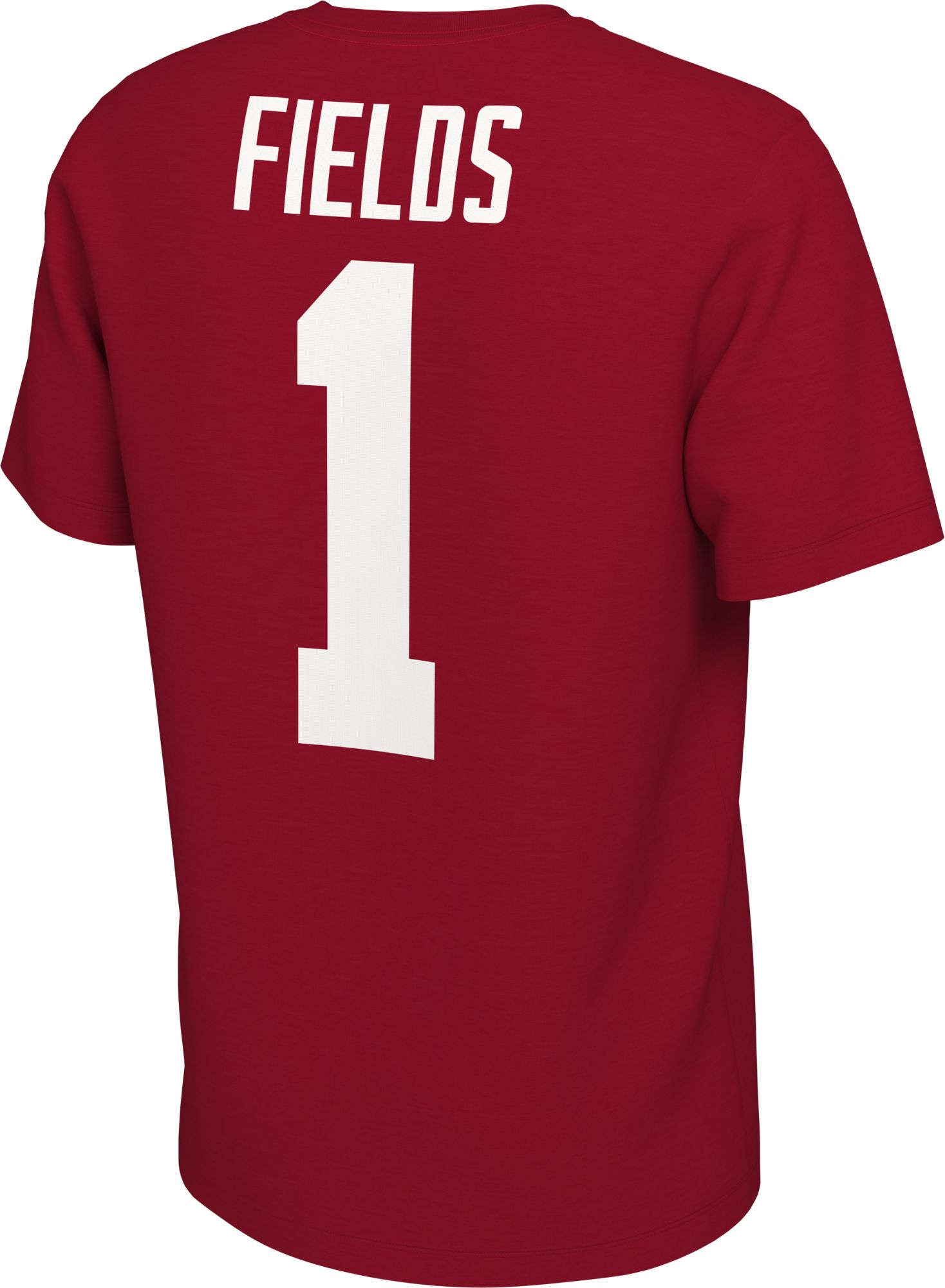Nike Men's Ohio State Buckeyes Justin Fields #1 Scarlet Football Jersey T-Shirt product image