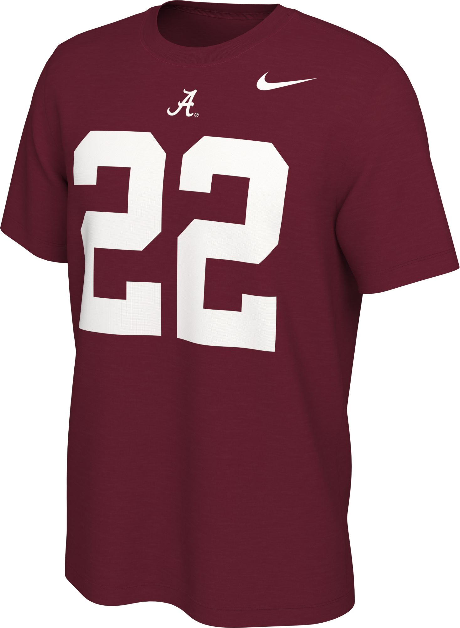 Nike Men's Alabama Crimson Tide Najee Harris #22 Crimson Football Jersey T-Shirt product image