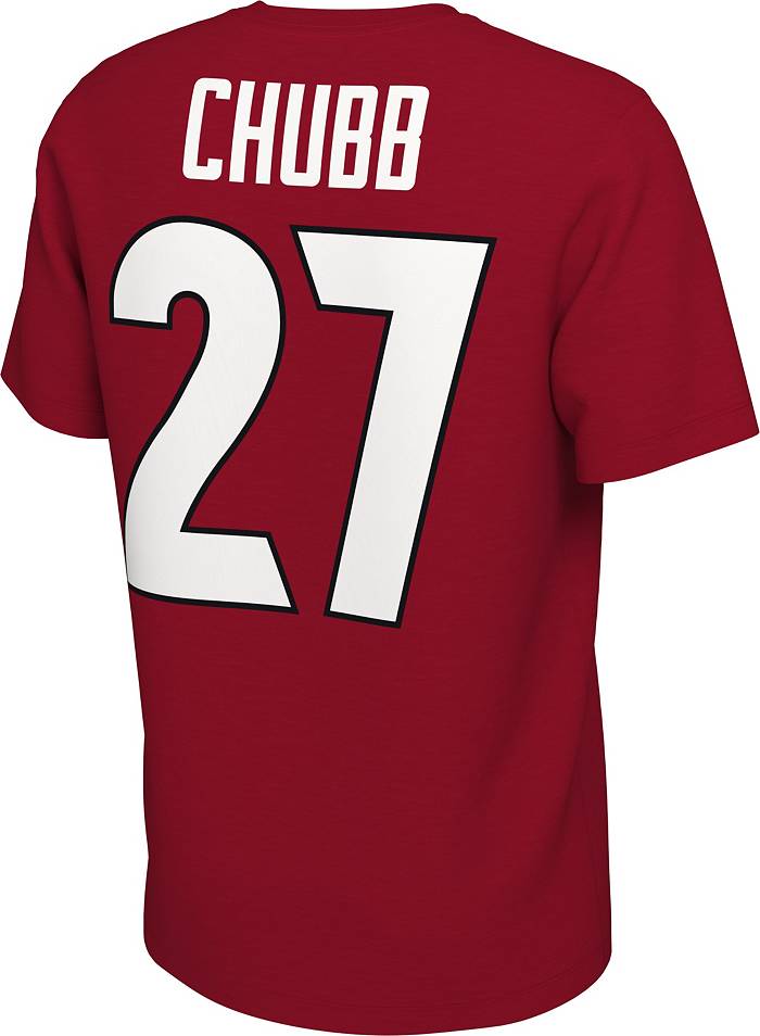 Nike Men's Georgia Bulldogs Nick Chubb #27 Football Jersey T-Shirt - Red - XL (extra Large)