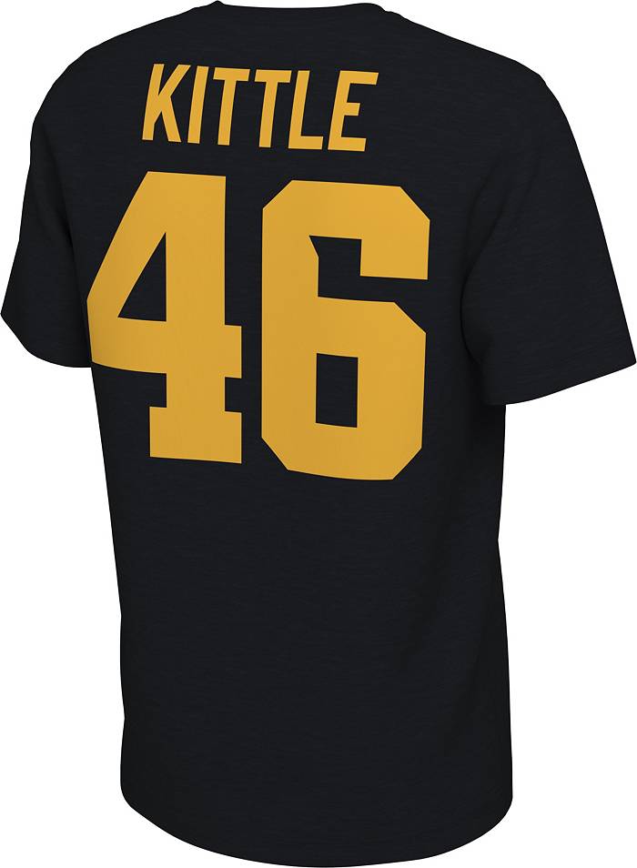 Nike Men's Iowa Hawkeyes George Kittle #46 Black Football Jersey T-Shirt
