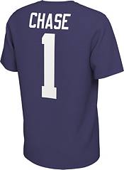 Nike Men's LSU Tigers Ja'Marr Chase #1 Purple Football Jersey T-Shirt product image