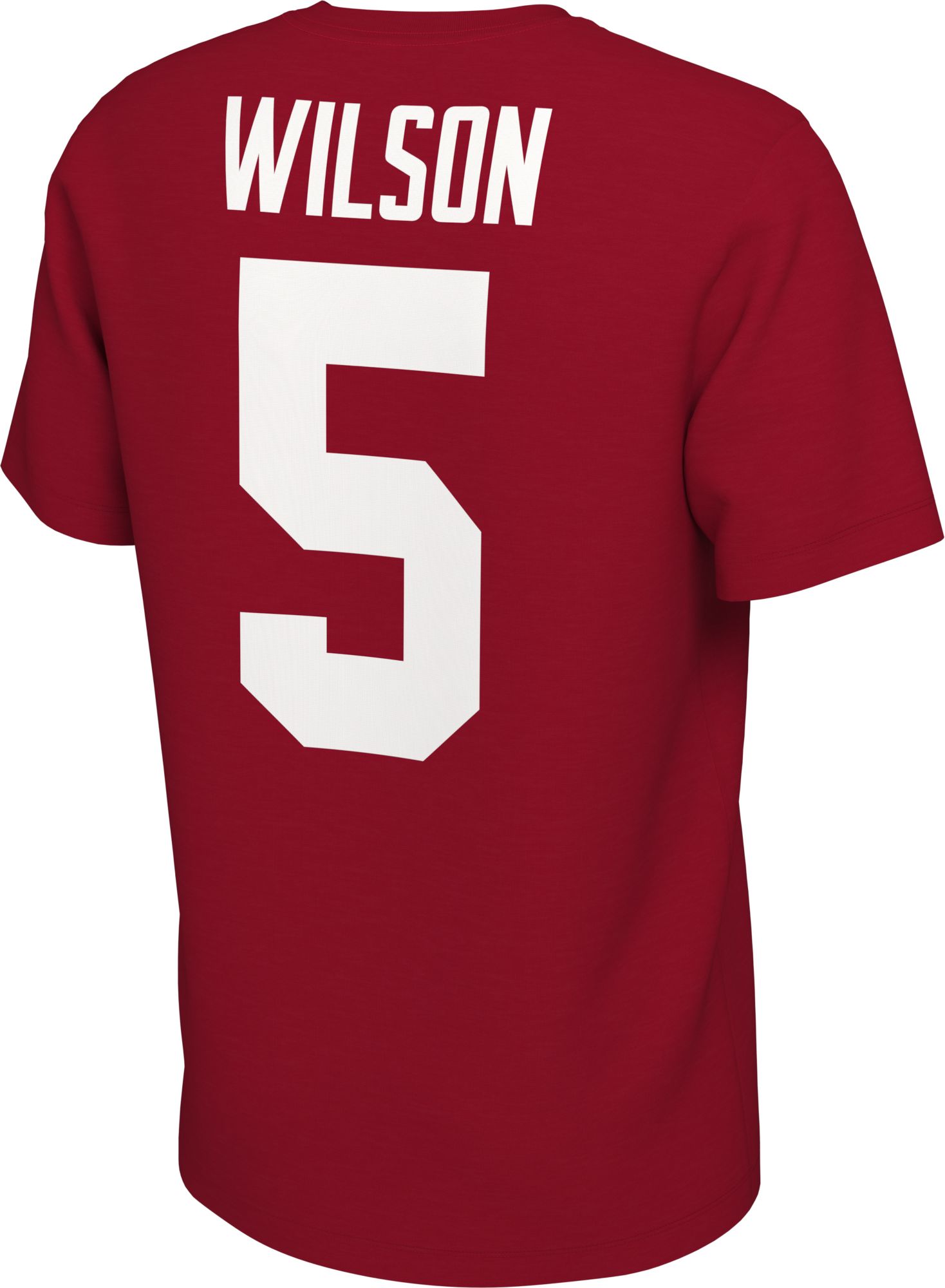 Nike Men's Ohio State Buckeyes Garrett Wilson #5 Scarlet Football Jersey T-Shirt