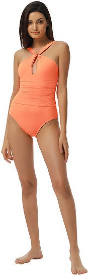 Lucky Brand Women's Sea of Love High Neck One-Piece Swimsuit product image