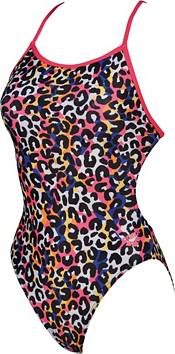 arena Women's Cheetah Heat Challenge Back One Piece Swimsuit product image