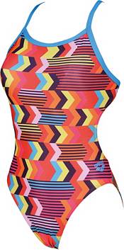 arena Women's Geocentric Challenge Back One Piece Swimsuit product image