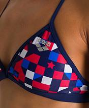 arena Women's Red USA Tie Back Bikini Top product image