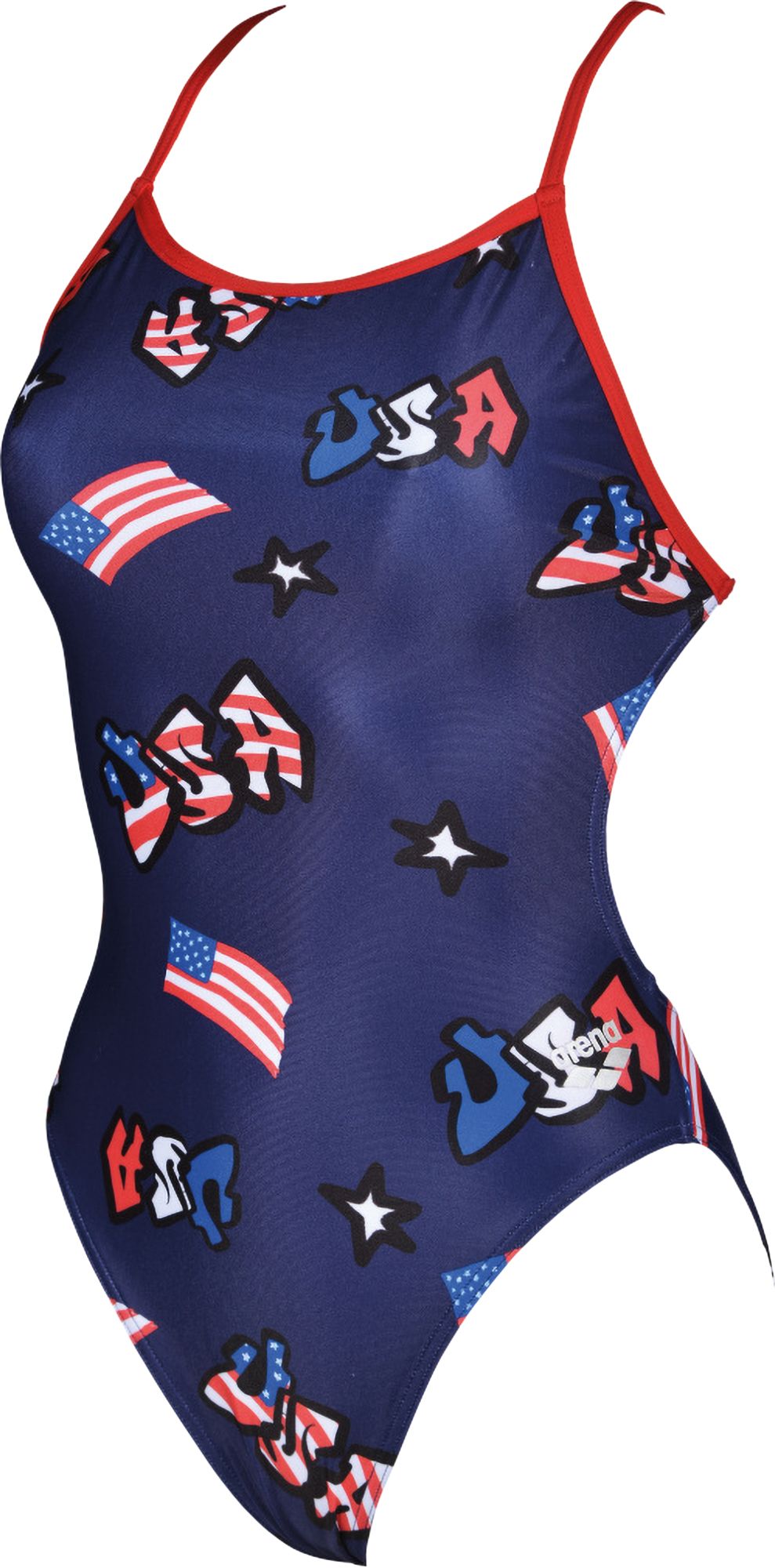 arena Women's Graffiti USA Booster Back One Piece Swimsuit product image