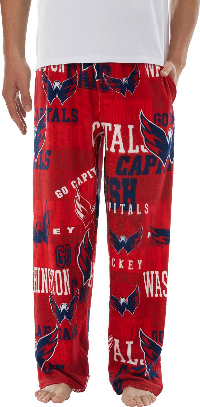WASHINGTON CAPITALS Pajama Pants - NHL by SIDELINE Apparel- Men’s Small