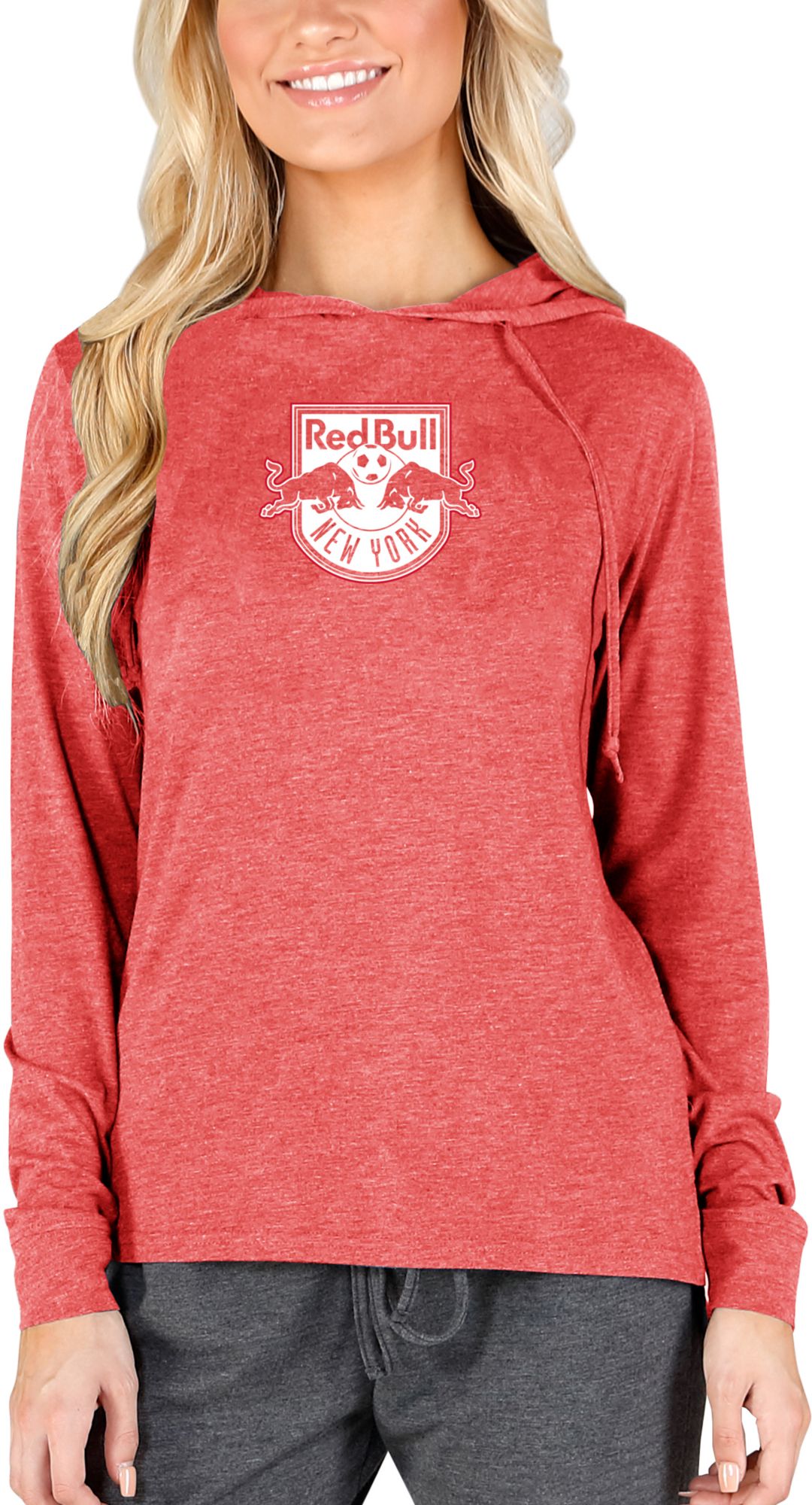 Concepts Sport Women's New York Red Bulls Crescent Red Long Sleeve Top product image