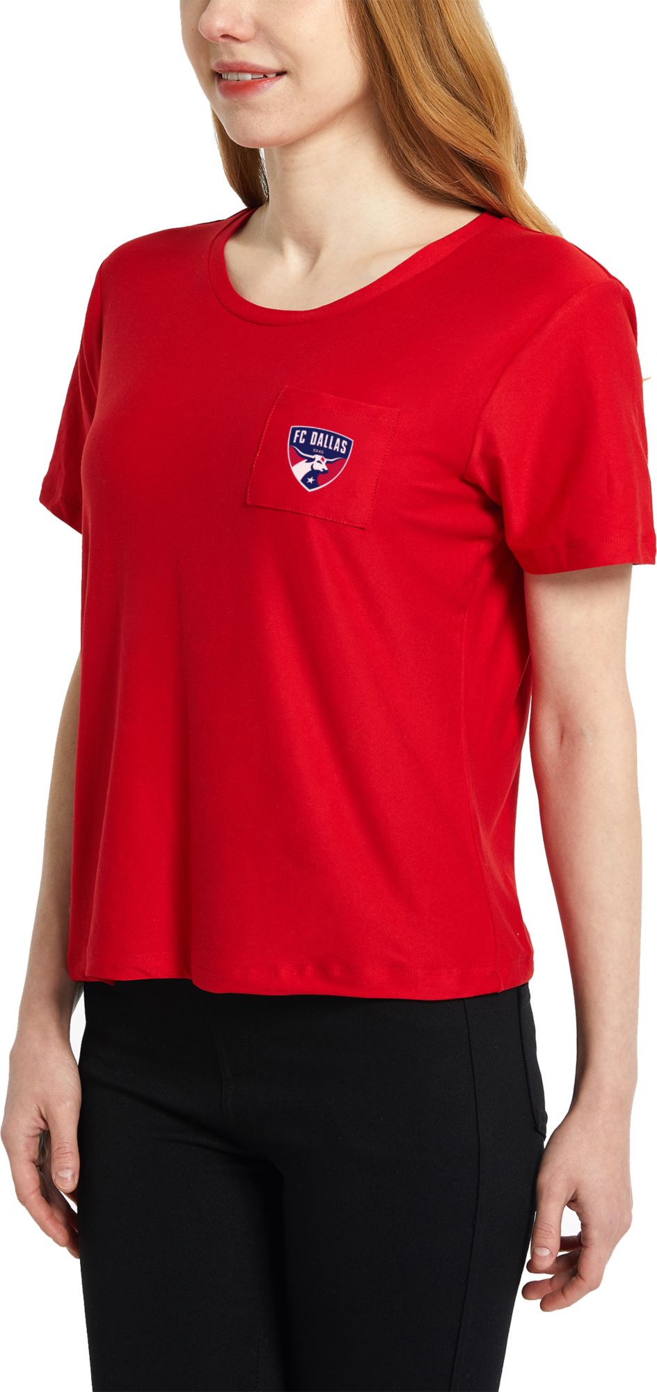 Concepts Sport Women's FC Dallas Zest Red Short Sleeve Top product image