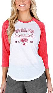 Concepts Sport Women's FC Dallas Crescent White Long Sleeve Top product image