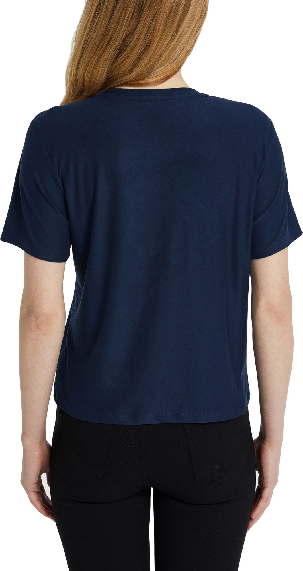 Concepts Sport Women's San Jose Earthquakes Zest Navy Short Sleeve Top product image