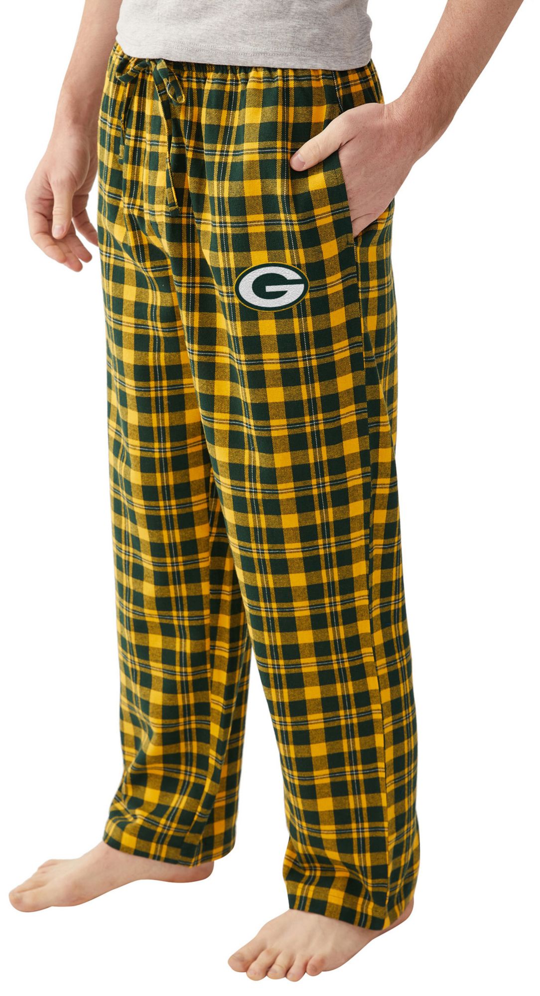 Concepts Sport Men's Green Bay Packers Green Hawthorn Flannel Sleep Pants product image