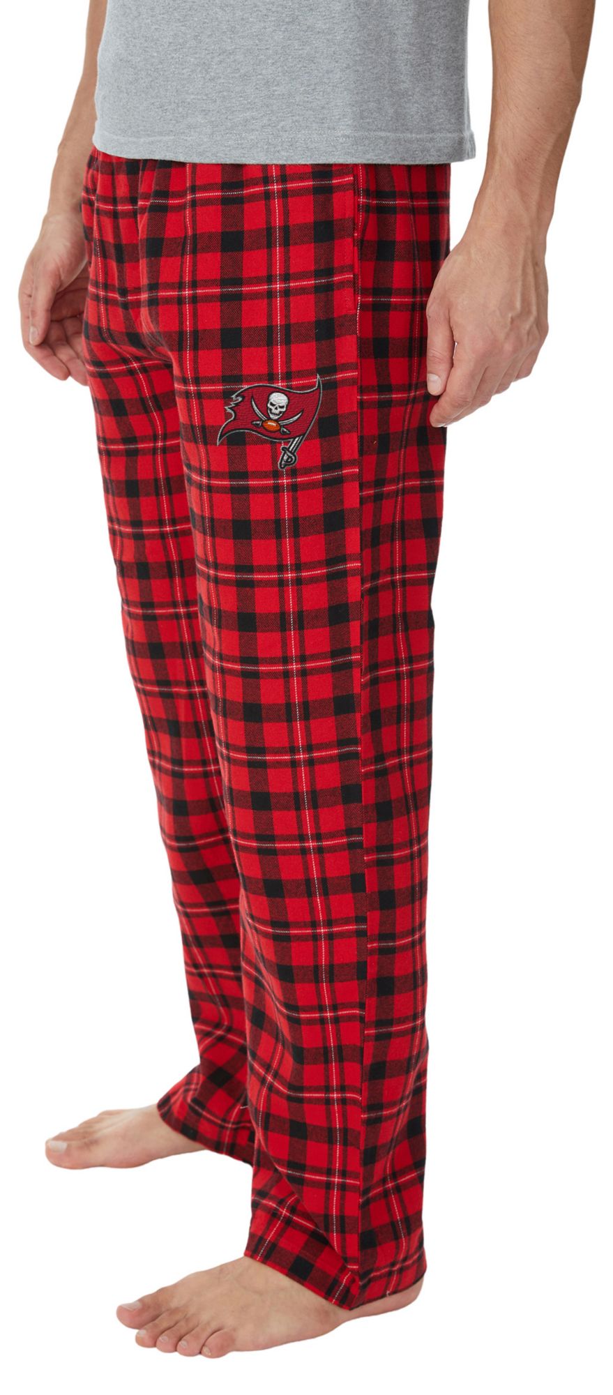 Concepts Sport Men's Tampa Bay Buccaneers Red Hawthorn Flannel Sleep Pants product image