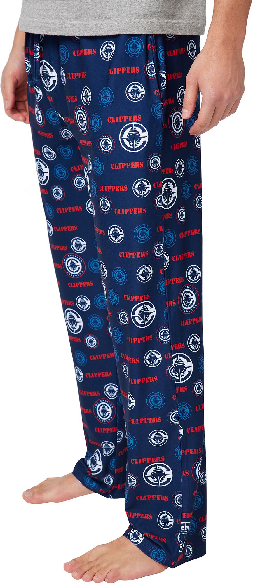 Concepts Sport Men's Los Angeles Clippers Navy All Over Print Sleep Pants product image