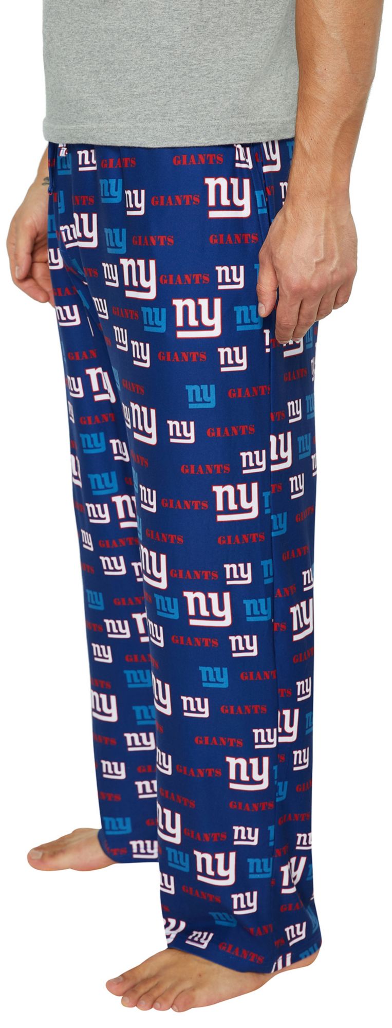 Concepts Sport Men's New York Giants Blue Mosaic All Over Print Sleep Pants product image