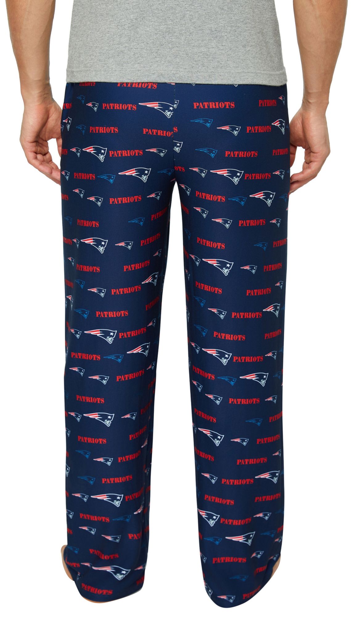 Concepts Sport Men's New England Patriots Navy Mosaic All Over Print Sleep Pants product image