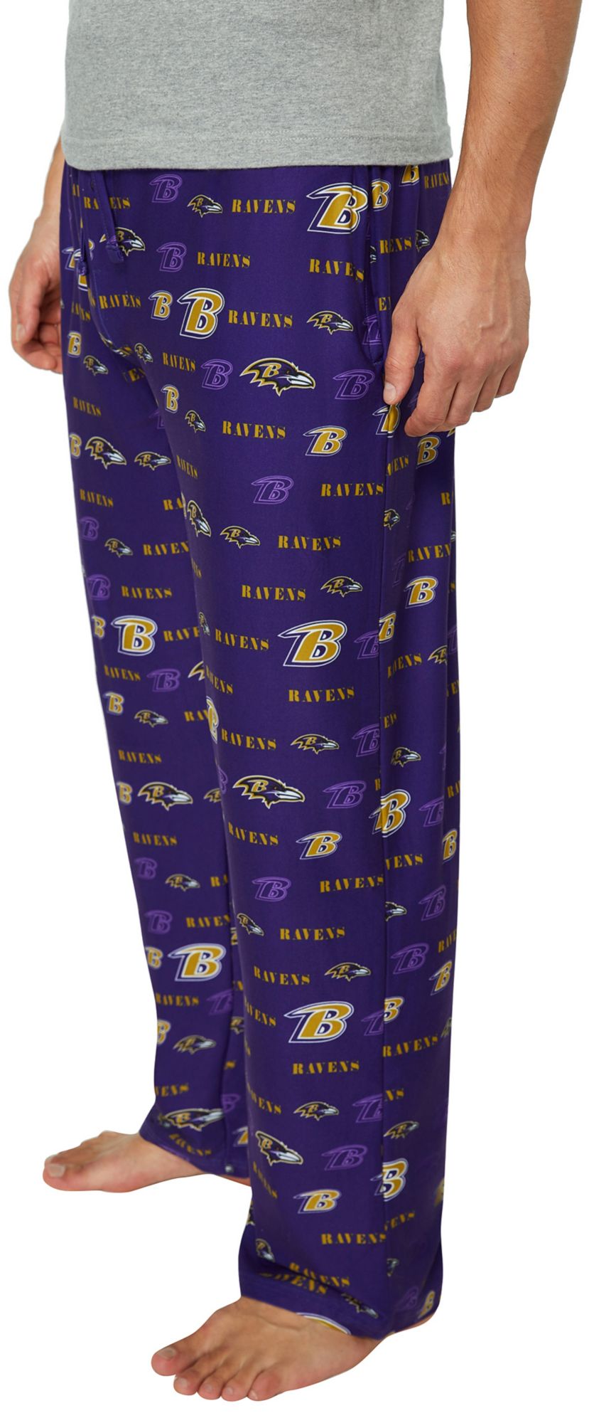 Concepts Sport Men's Baltimore Ravens Purple Mosaic All Over Print Sleep Pants product image