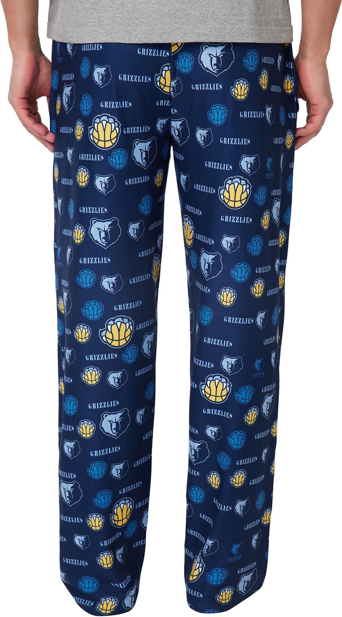 Concepts Sport Men's Memphis Grizzlies Navy All Over Print Sleep Pants product image