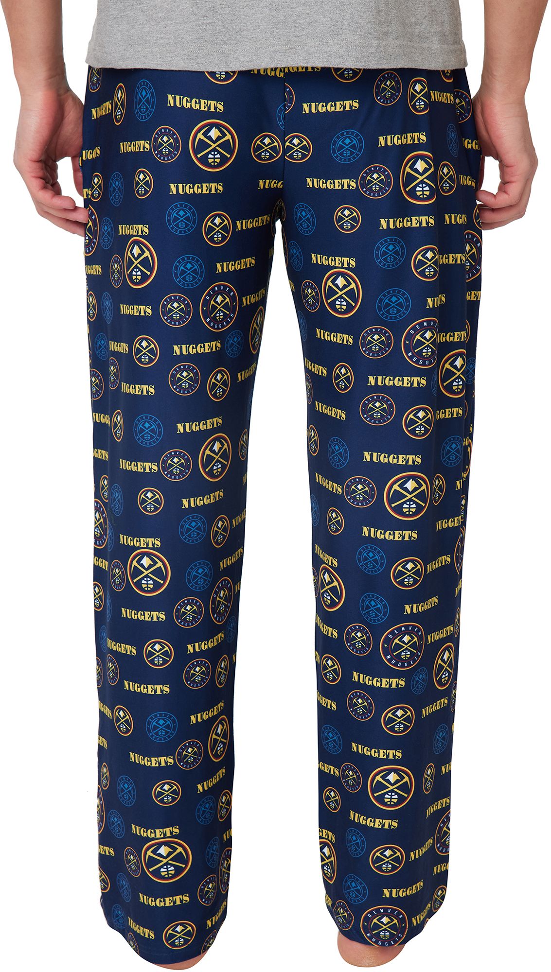 Concepts Sport Men's Denver Nuggets Navy All Over Print Sleep Pants product image