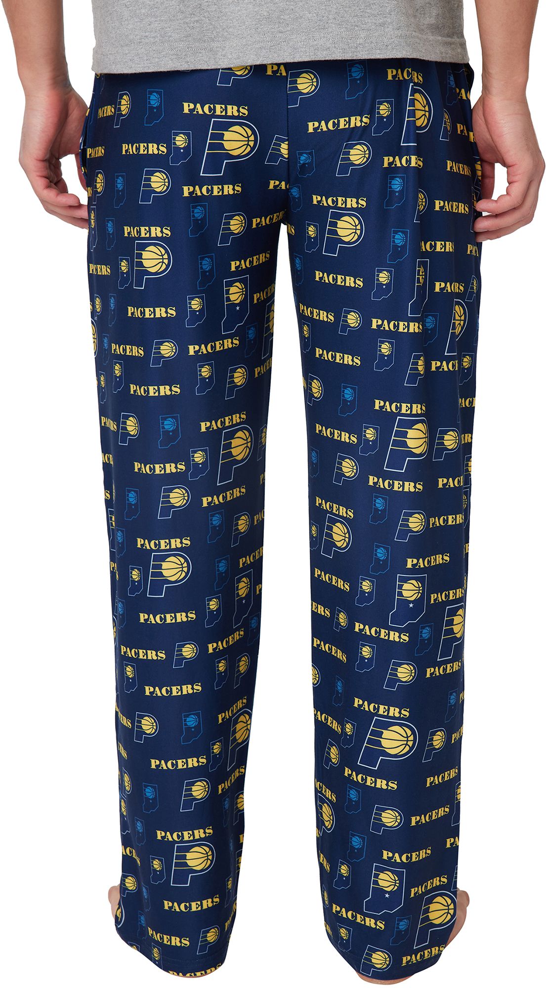 Concepts Sport Men's Indiana Pacers Navy All Over Print Sleep Pants product image