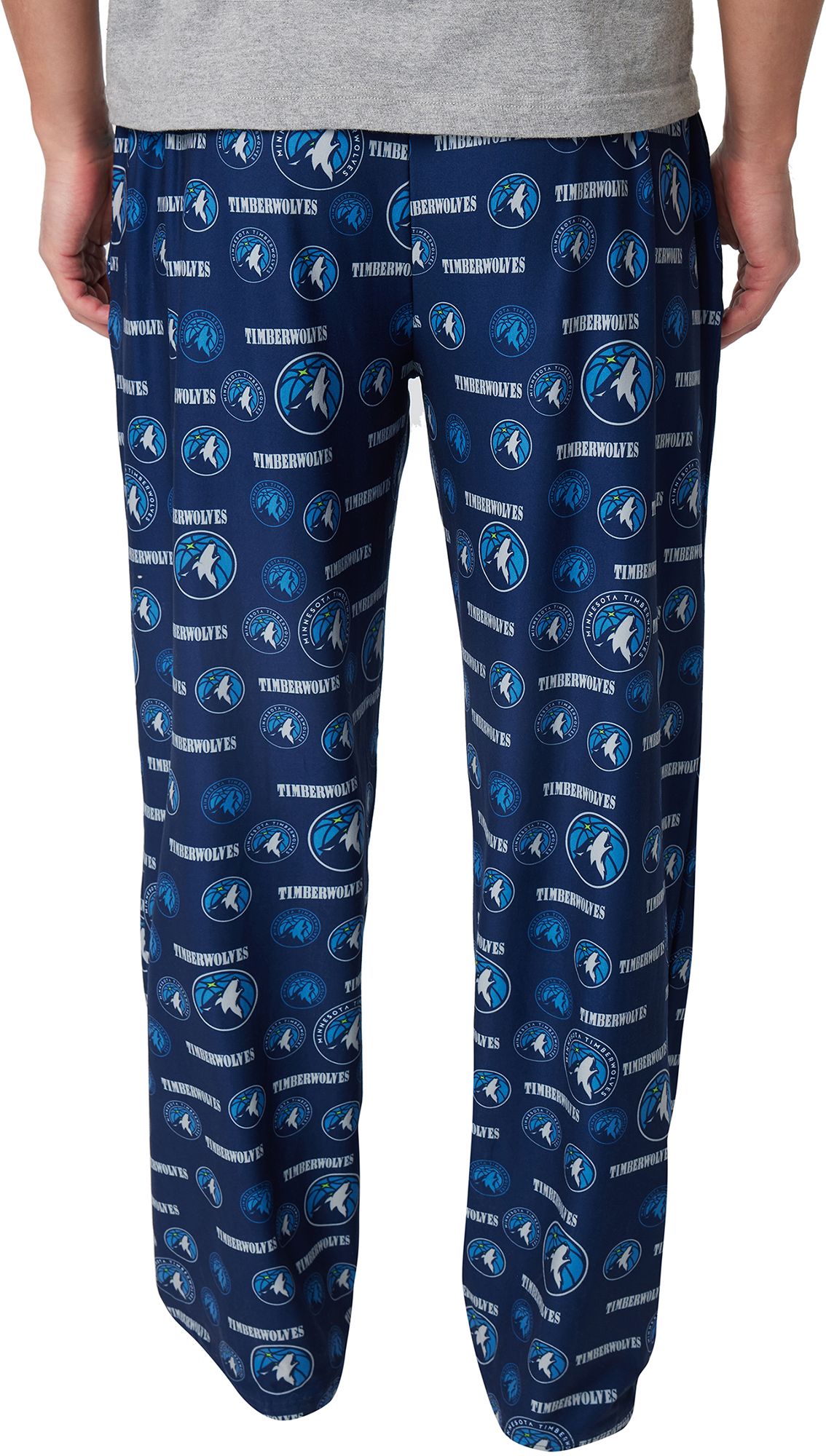 Concepts Sport Men's Minnesota Timberwolves Navy All Over Print Sleep Pants product image