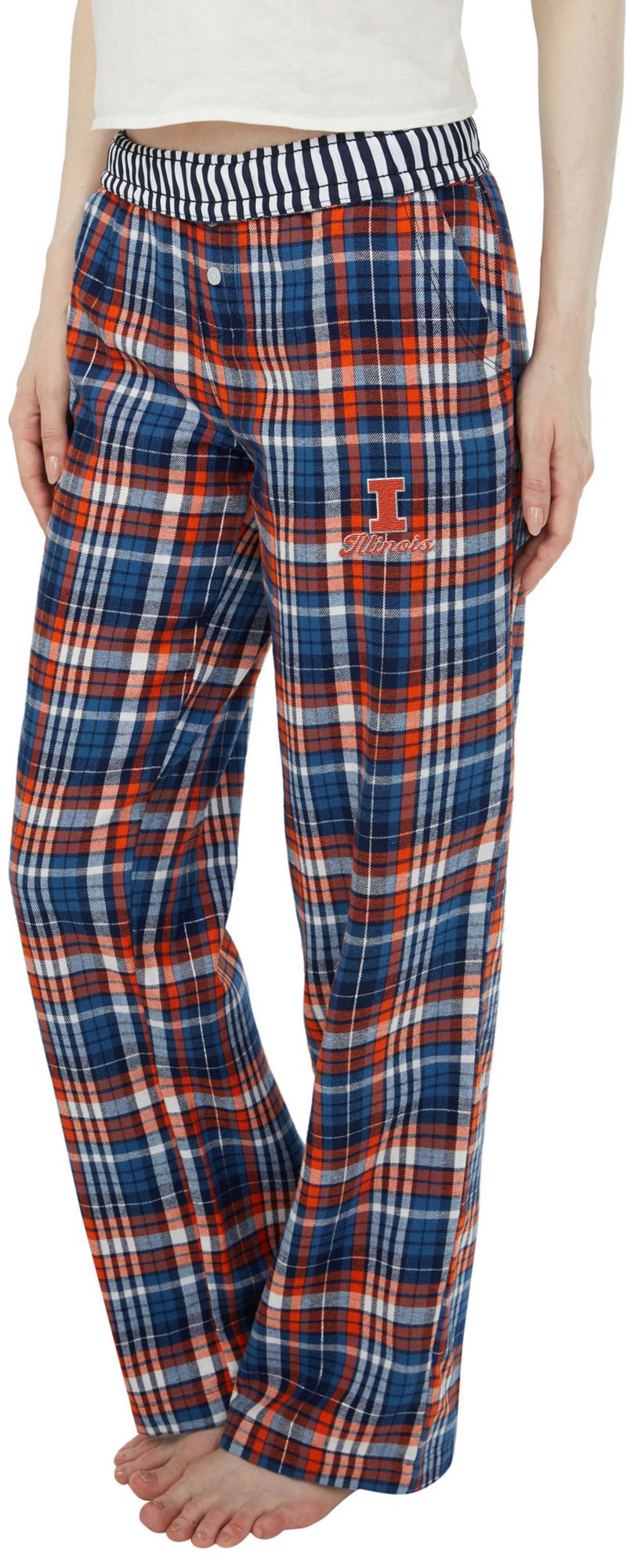 Concepts Sport Women's Illinois Fighting Illini Multi-Plaid Laney Sleep Pants product image