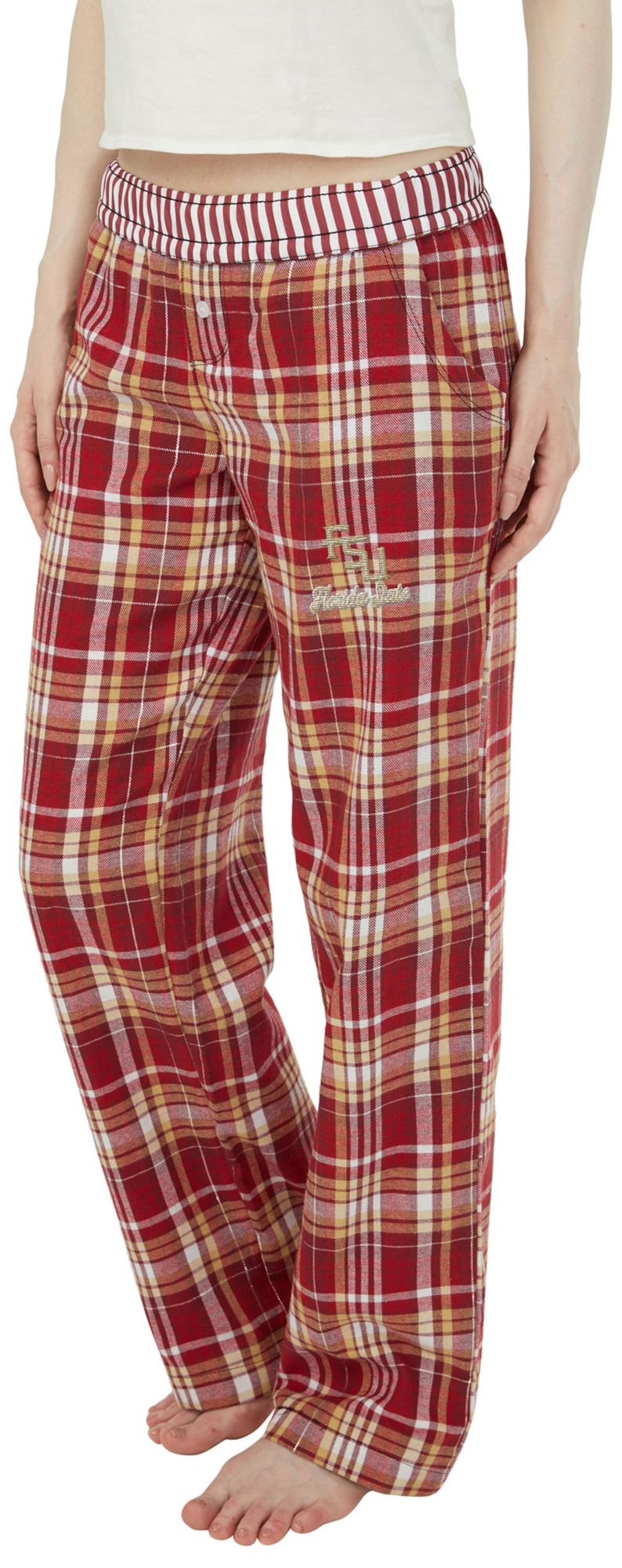 Concepts Sport Women's Florida State Seminoles Multi-Plaid Laney Sleep Pants product image