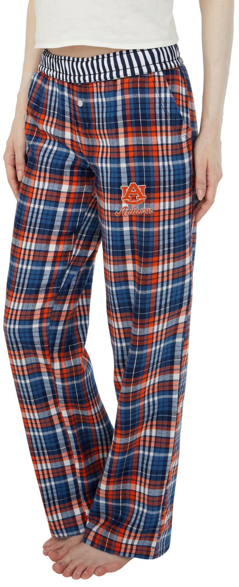 Concepts Sport Women's Auburn Tigers Multi-Plaid Laney Sleep Pants product image