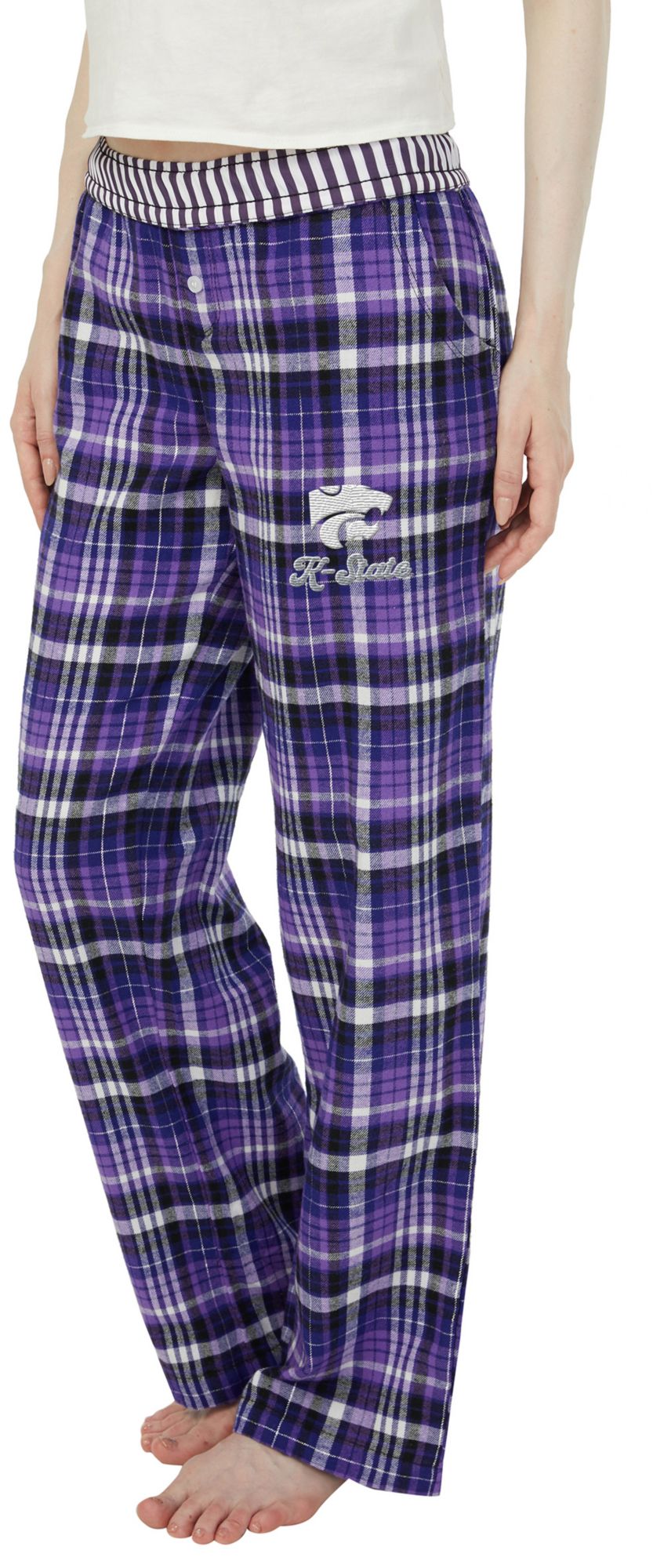 Concepts Sport Women's Kansas State Wildcats Multi-Plaid Laney Sleep Pants product image