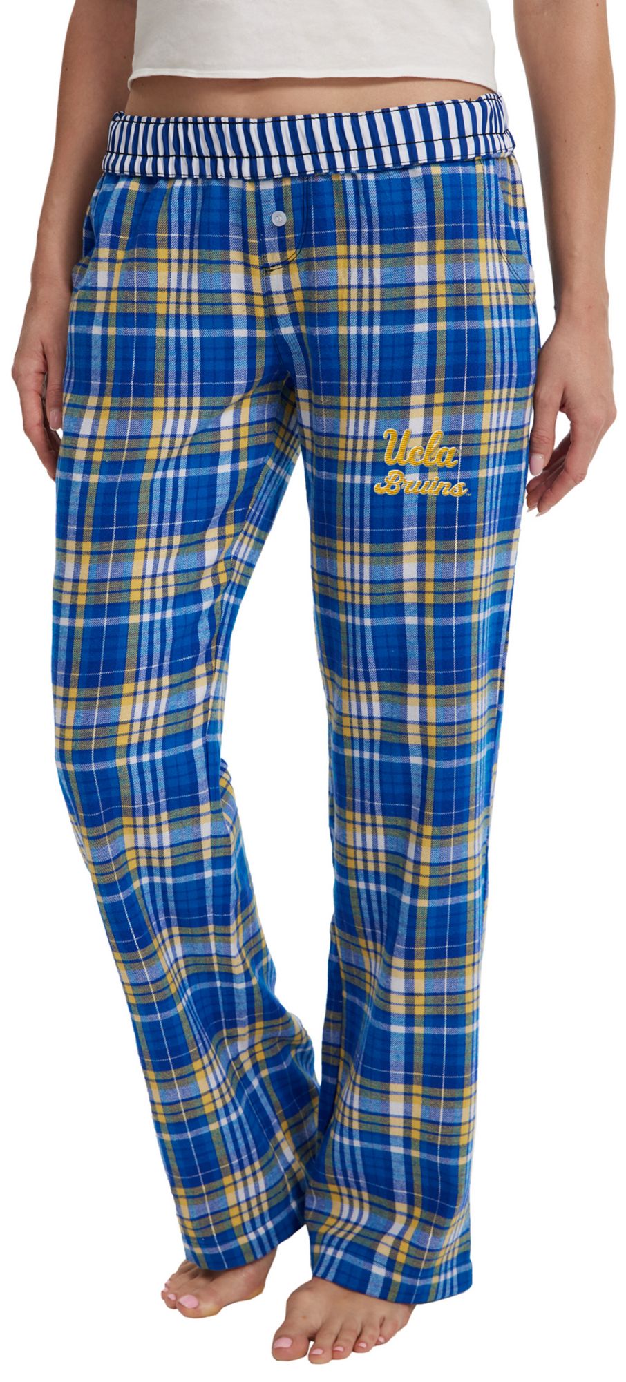 Concepts Sport Women's UCLA Bruins Multi-Plaid Laney Sleep Pants product image