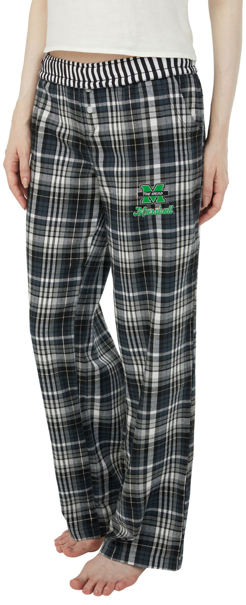 Concepts Sport Women's Marshall Thundering Herd Multi-Plaid Laney Sleep Pants product image