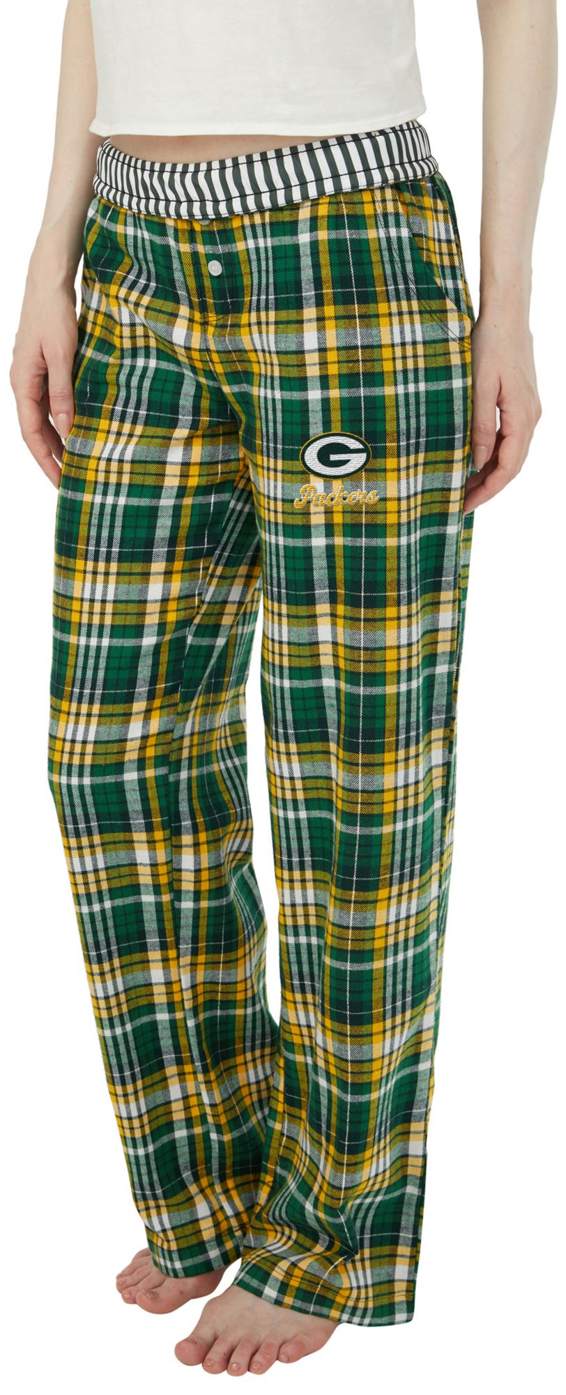 Concepts Sport Women's Green Bay Packers Green Laney Flannel Sleep Pants product image