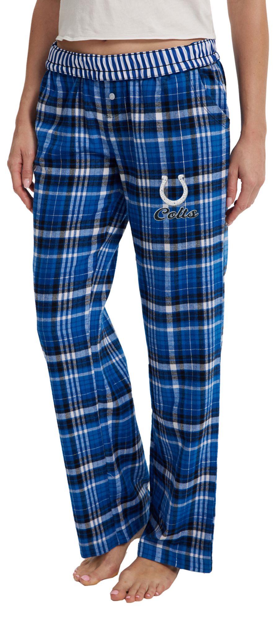 Concepts Sport Women's Indianapolis Colts Blue Laney Flannel Sleep Pants product image