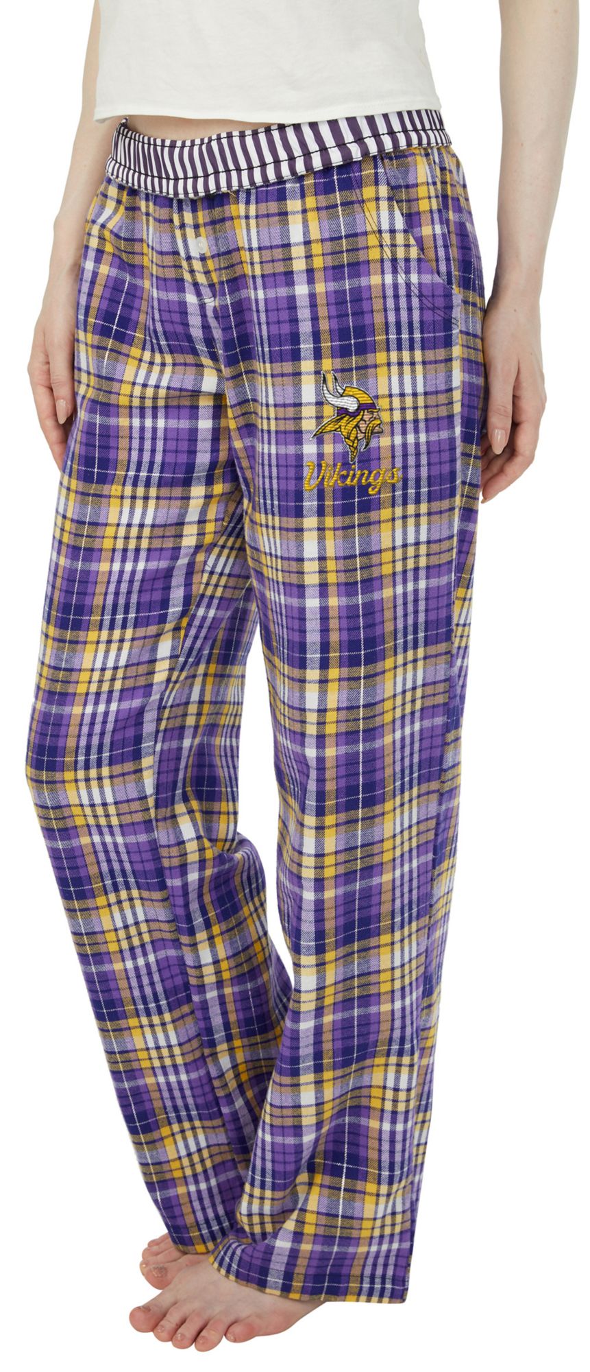 Concepts Sport Women's Minnesota Vikings Purple Laney Flannel Sleep Pants product image