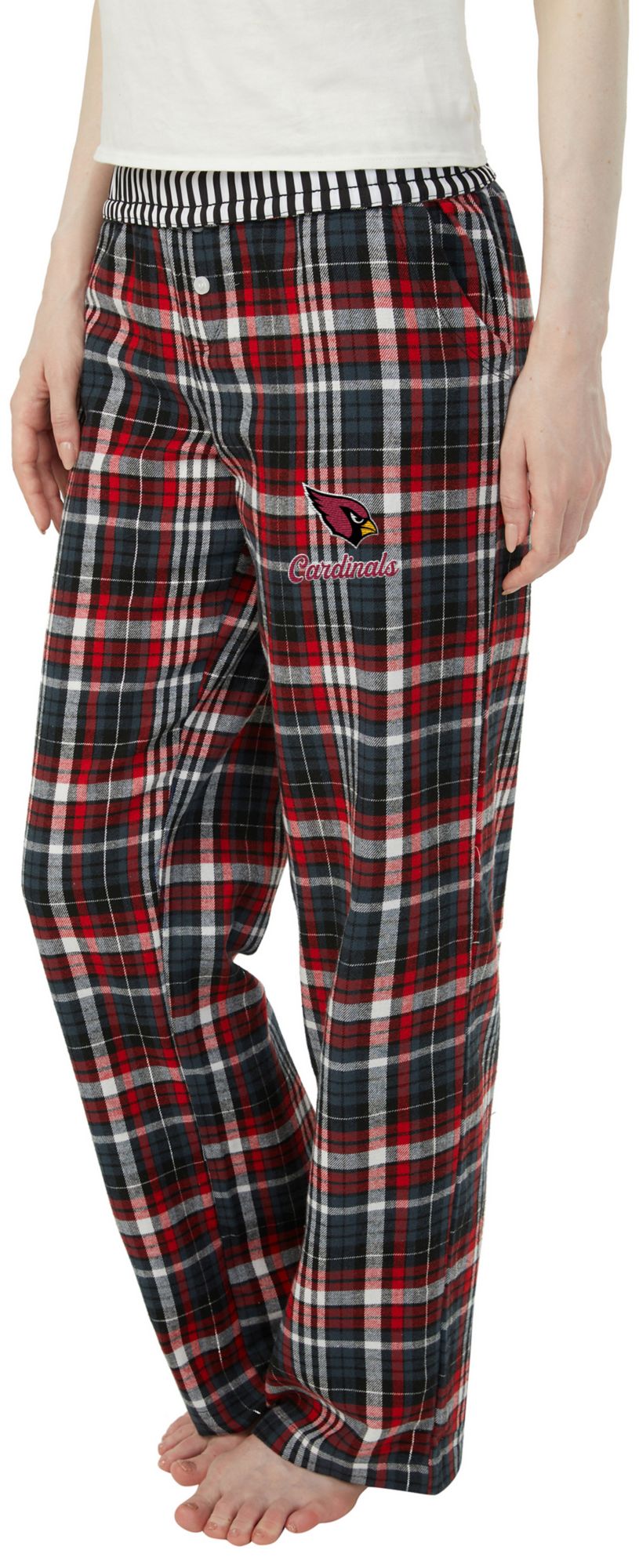 Concepts Sport Women's Arizona Cardinals Black Laney Flannel Sleep Pants product image