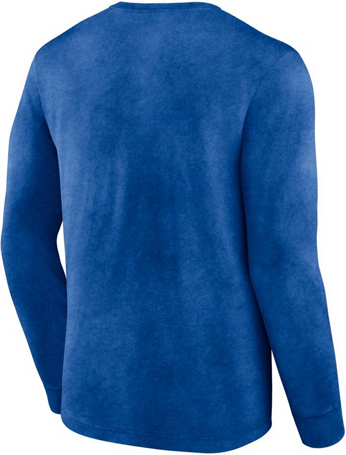 NHL Tampa Bay Lightning Vintage Bi-Blend Blue Long Sleeve Shirt