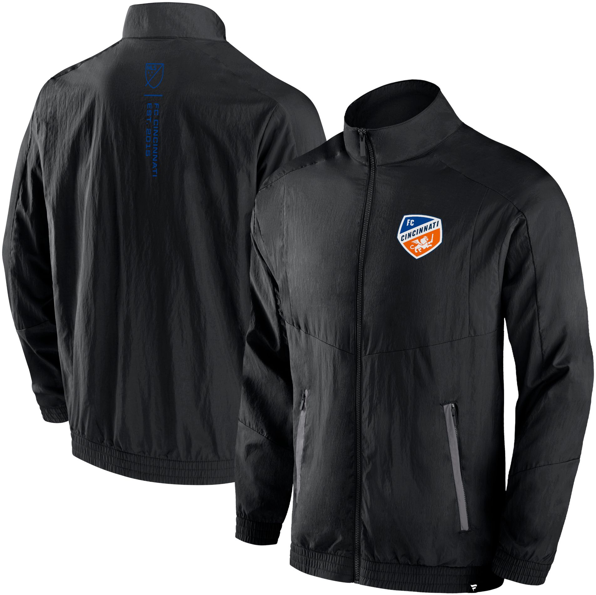 MLS Adult FC Cincinnati Header Blackout Black Full-Zip Jacket product image
