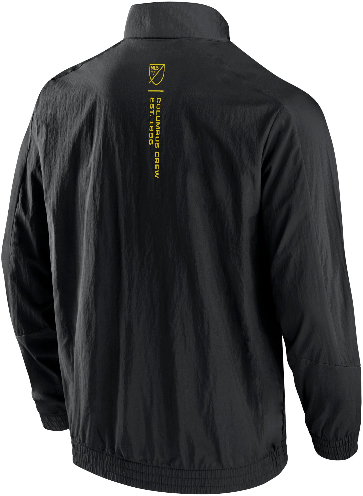 MLS Adult Columbus Crew Header Blackout Black Full-Zip Jacket