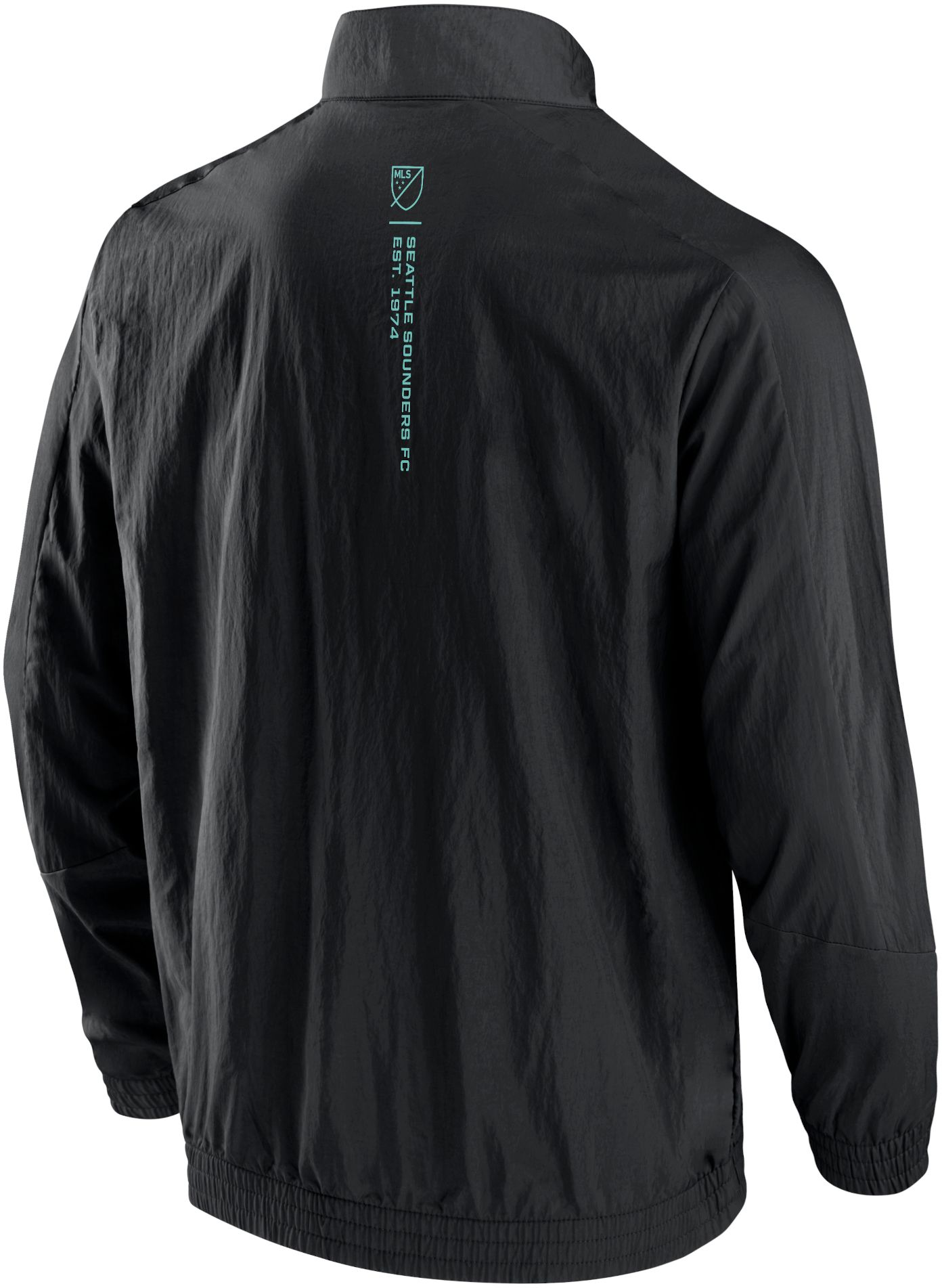 MLS Adult Seattle Sounders Header Blackout Black Full-Zip Jacket product image