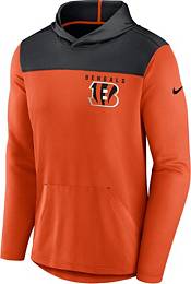 Men's Orange/Black Cincinnati Bengals Wordmark Flannel Long Sleeve
