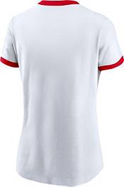 Men's Kansas City Chiefs Nike Red Rewind Logo Tri-Blend T-Shirt in 2023