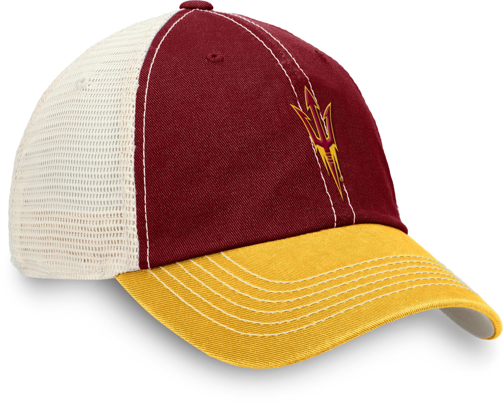 NCAA Adult Arizona State Sun Devils Maroon Offroad Adjustable Trucker Hat